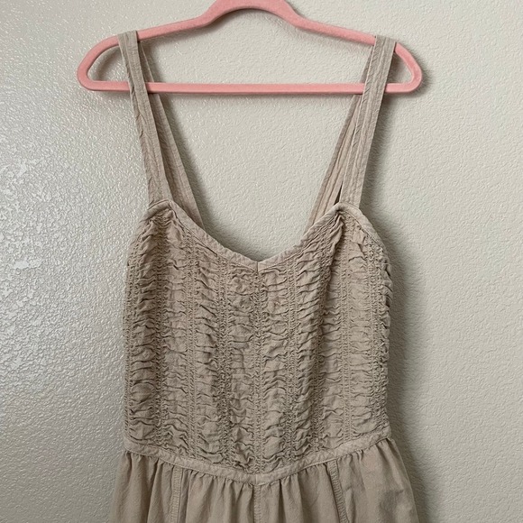 Free People Jumpsuit Womens XL Forever and Always Ruched One Piece Wide Leg - Picture 6 of 14